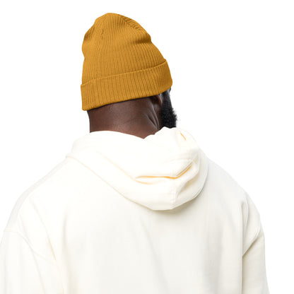 Organic ribbed beanie